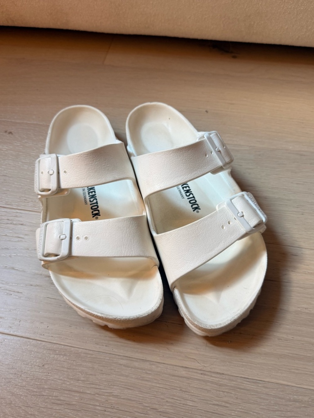 White Birkenstocks